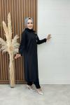 BTK LADY PANTOLONLU TAKIM 7224 SİYAH Siyah